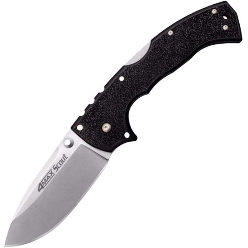 Cold Steel 4-Max Scout Folding Knife, 4″ Blade, 10″ OAL